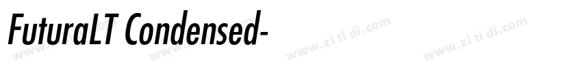 FuturaLT Condensed字体转换